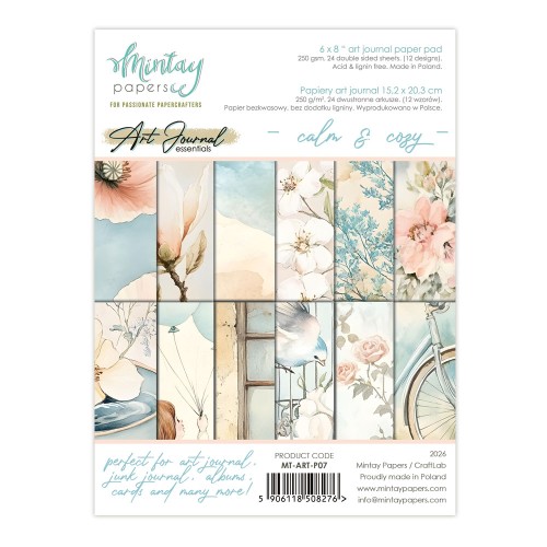 Zeszyt Papierów Art Journal - Calm & Cozy