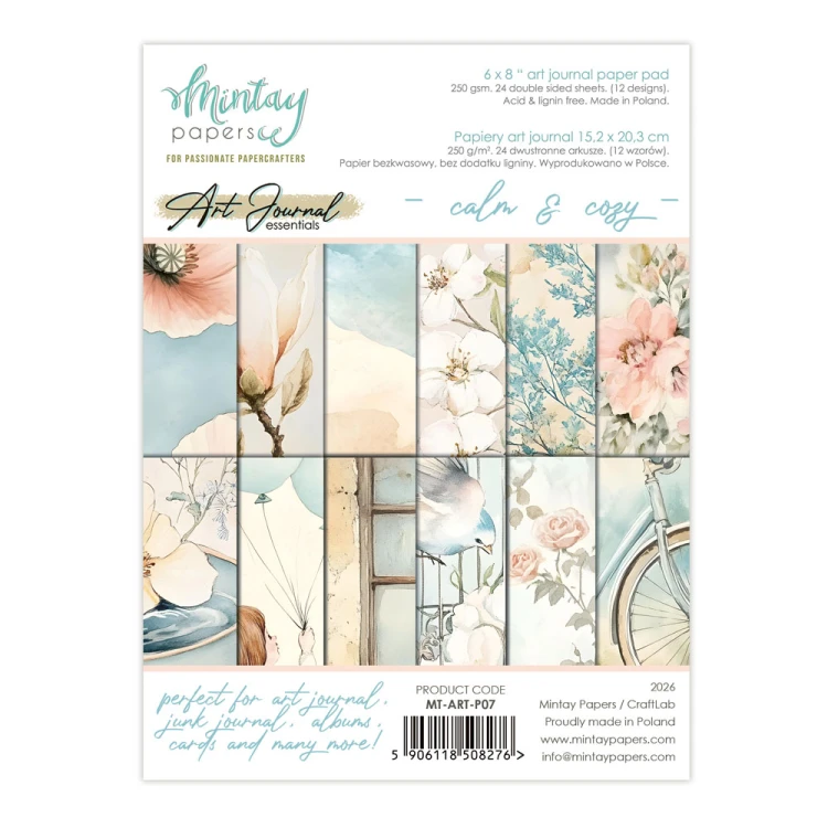 Zeszyt Papierów Art Journal - Calm & Cozy