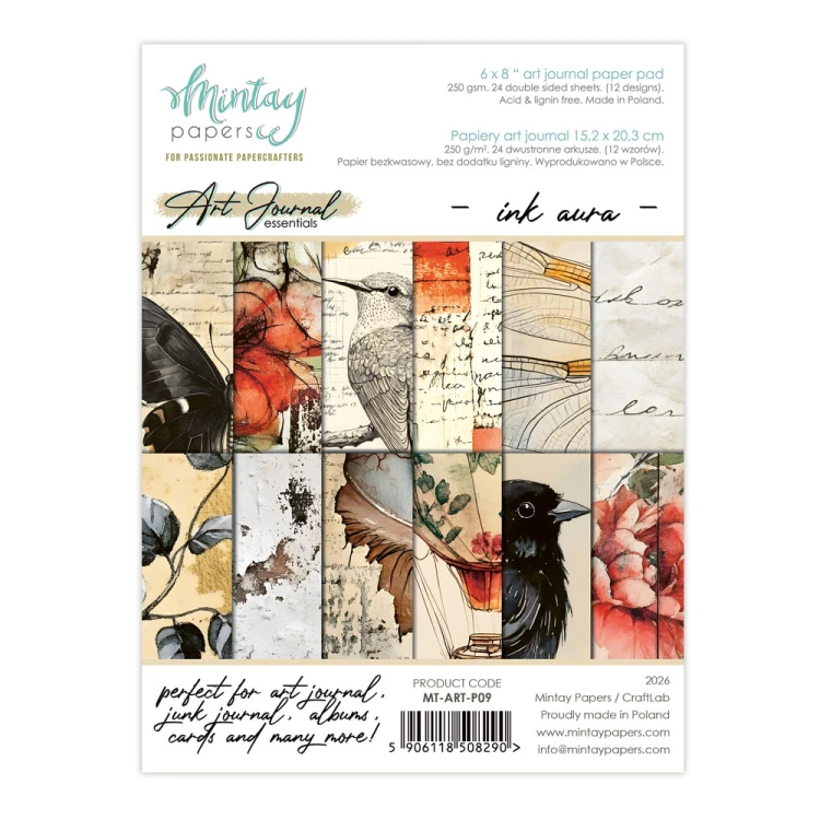 Zeszyt Papierów Art Journal - Ink Aura