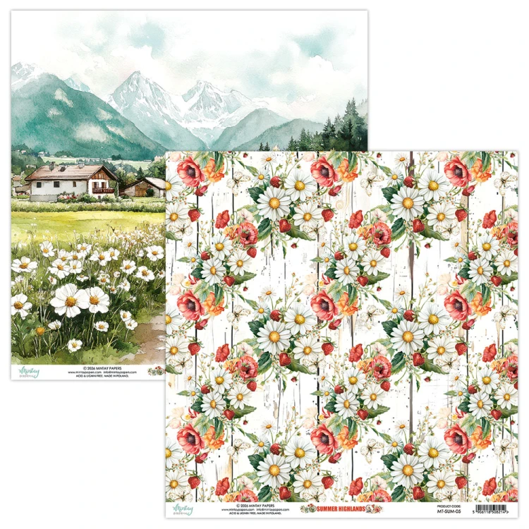 Papier 30,5 x 30,5 cm - Summer Highlands 05