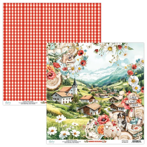 Papier 30,5 x 30,5 cm - Summer Highlands 01