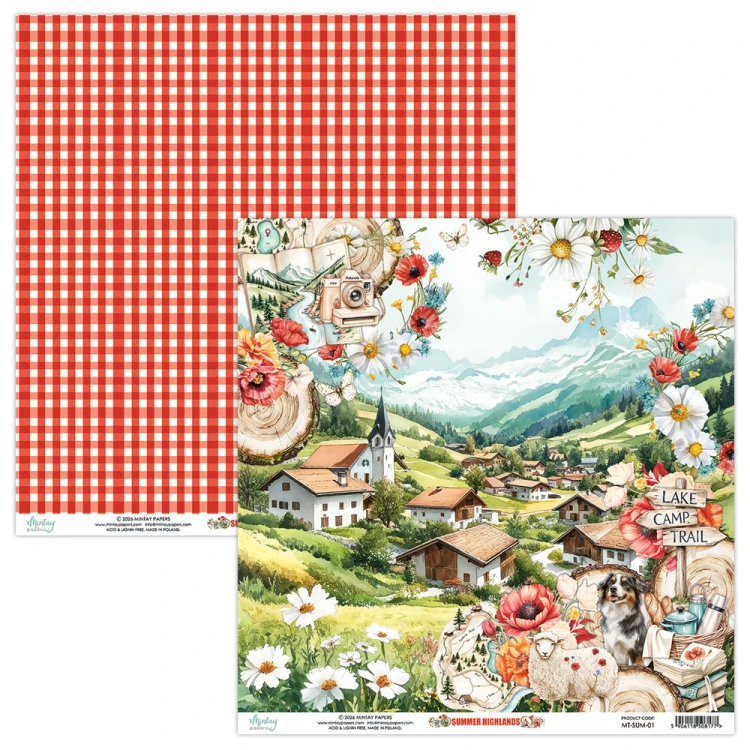 Papier 30,5 x 30,5 cm - Summer Highlands 01