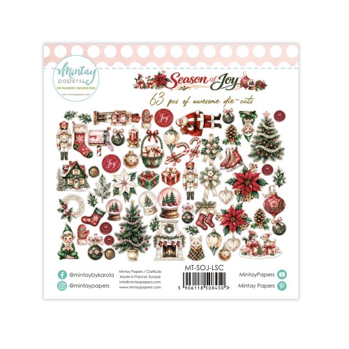 Papierowe Elementy - Season of Joy, 63 szt.