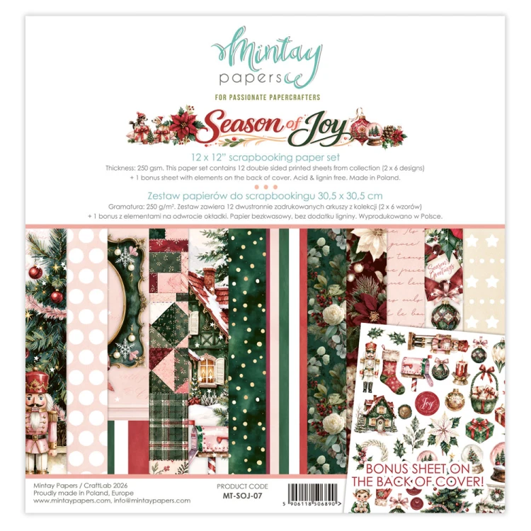 Zestaw 30,5 cm x 30,5 cm - Season of Joy