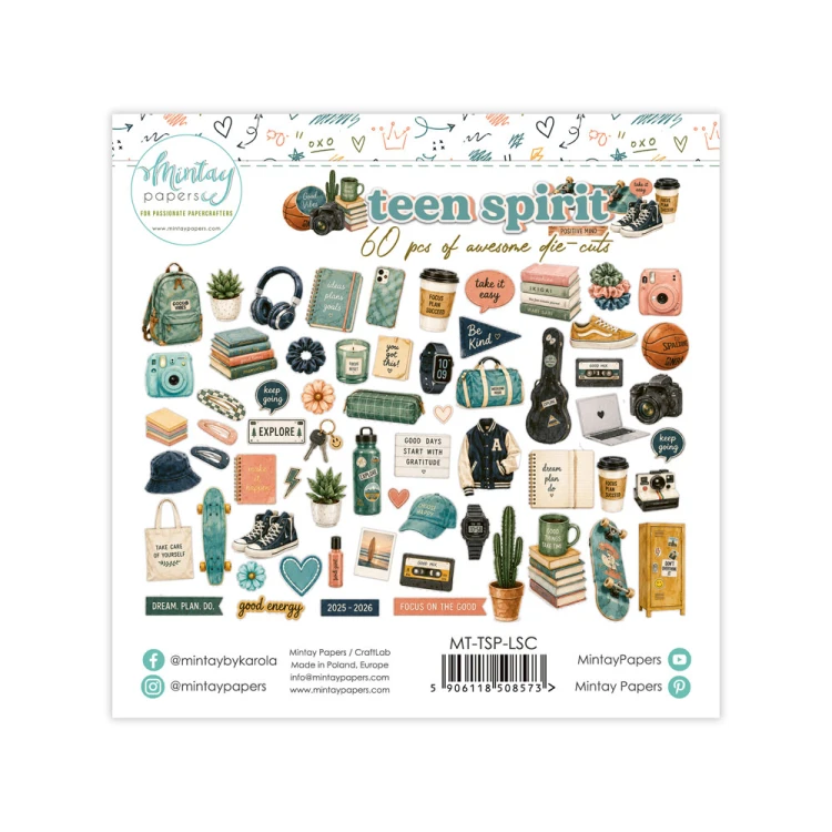 Papierowe Elementy - Teen Spirit, 60 szt.