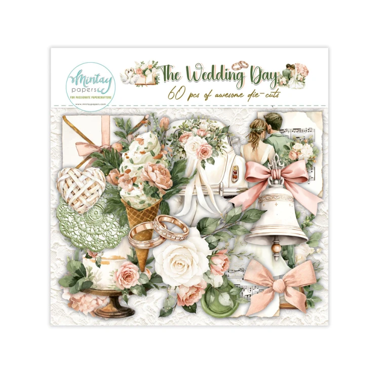 Papierowe Elementy - The Wedding Day, 60 szt.