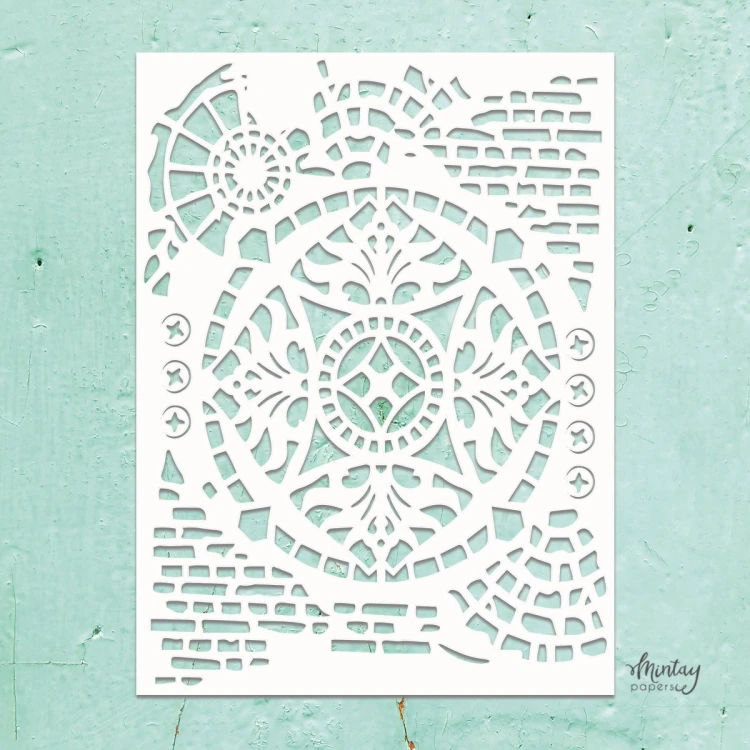 Mintay Kreativa - Szablon - Ornamenty