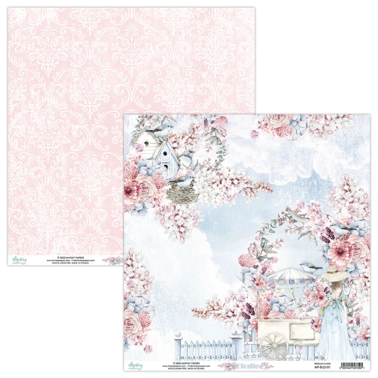 Papier 30,5 x 30,5 cm - Elodie 01