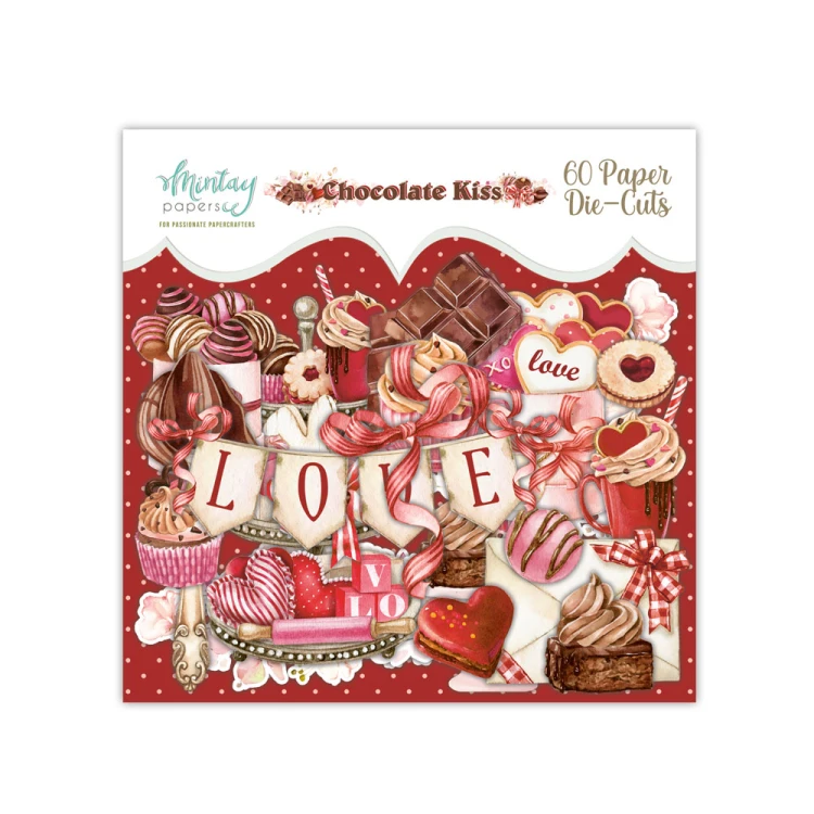 Papierowe Elementy - Chocolate Kiss, 60 szt.