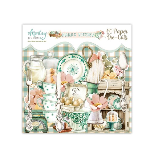 Papierowe Elementy - Nana's Kitchen, 60 szt.