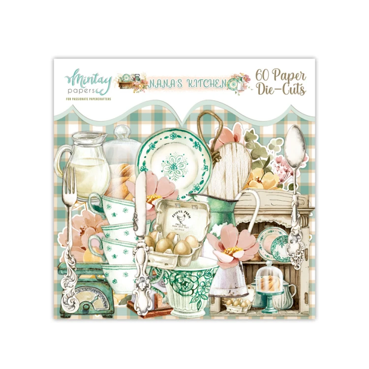 Papierowe Elementy - Nana's Kitchen, 60 szt.