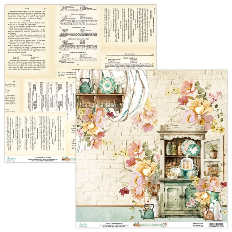 Papier 30,5 x 30,5 cm - Nana's Kitchen 02