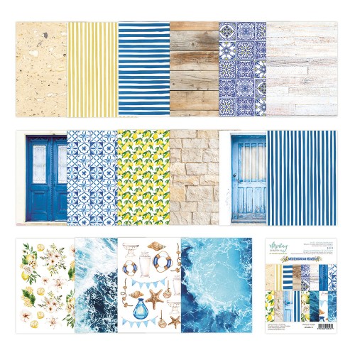 Zeszyt uzupełniający 15,2 x 20,3 cm - Mediterranean Heaven