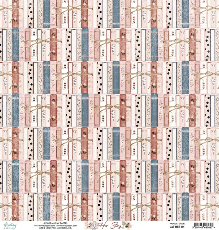 Papier 30,5 x 30,5 cm - Her Story 04