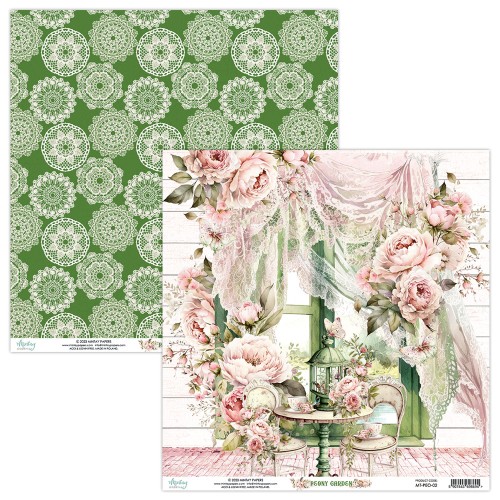 Papier 30,5 x 30,5 cm - Peony Garden 02
