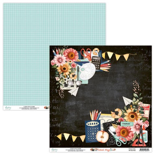 Papier 30,5 x 30,5 cm - School Days 02
