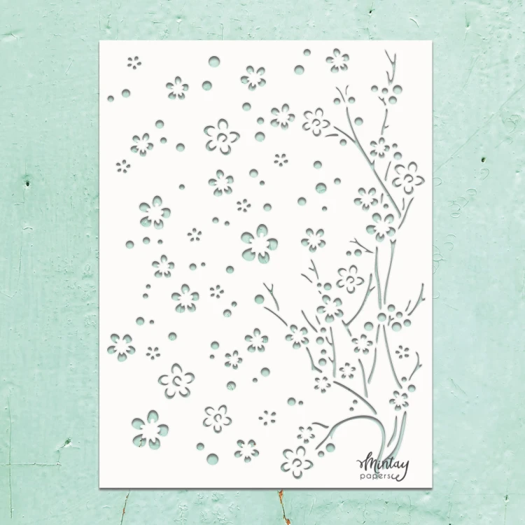 Mintay Kreativa - Szablon - Bloom