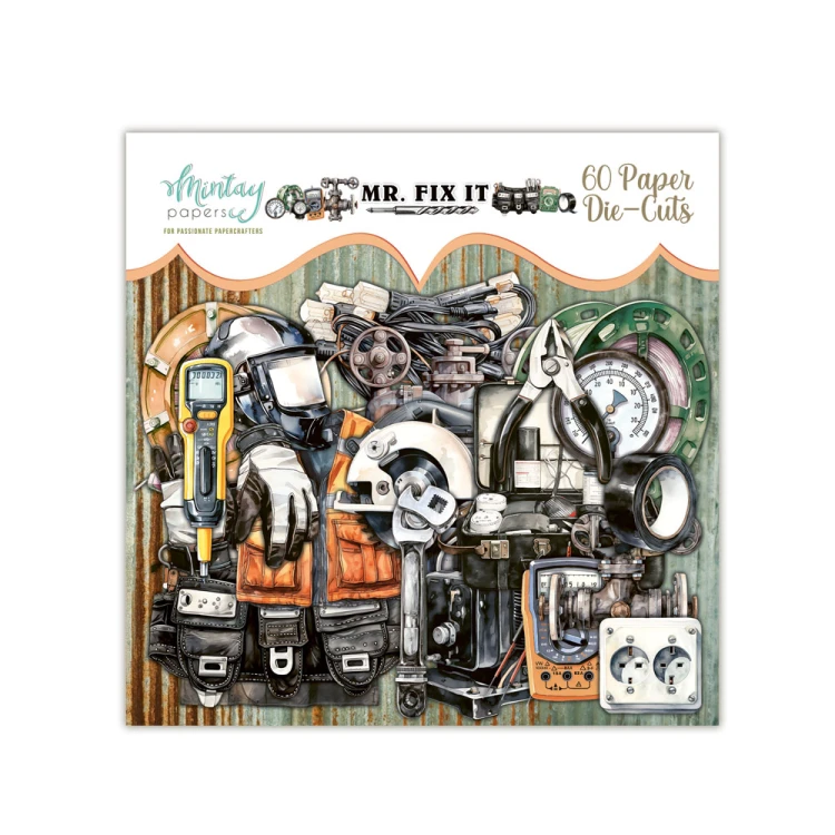 Papierowe Elementy - Mr. Fix It, 60 szt.