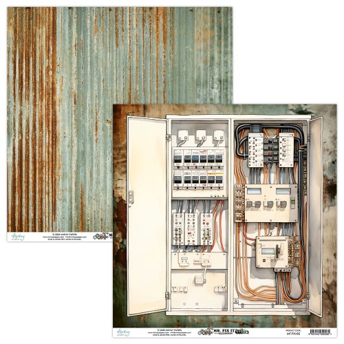 Papier 30,5 x 30,5 cm - Mr. Fix It 05
