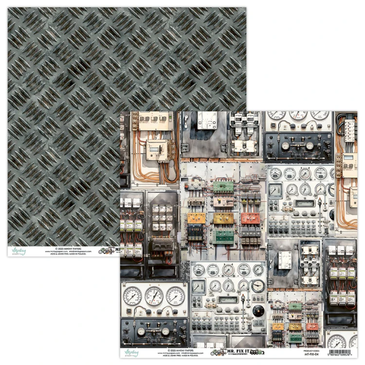 Papier 30,5 x 30,5 cm - Mr. Fix It 04