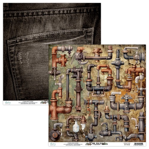 Papier 30,5 x 30,5 cm - Mr. Fix It 02